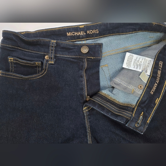 Michael Kors Dark Blue Skinny Jeans - Picture 5 of 7